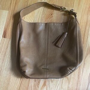 Coach Vintage Avery Tan Leather Hobo Bag
